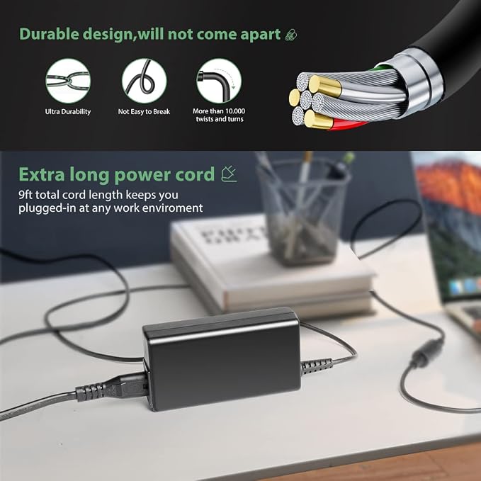 24V 2.7A AC/DC Adapter Charger Compatible with Medistrom Pilot-24 Lite 645759689818 P24MPLBP1 PowerLite 24 PowerBank Pilot-24Lite CPAP Battery Backup Adaptor Power Supply Cord