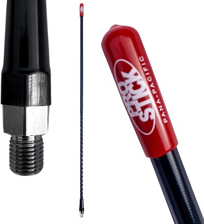 Prostick 4` Foot Fiberglass 1000 Watt - Black CB Radio Antenna
