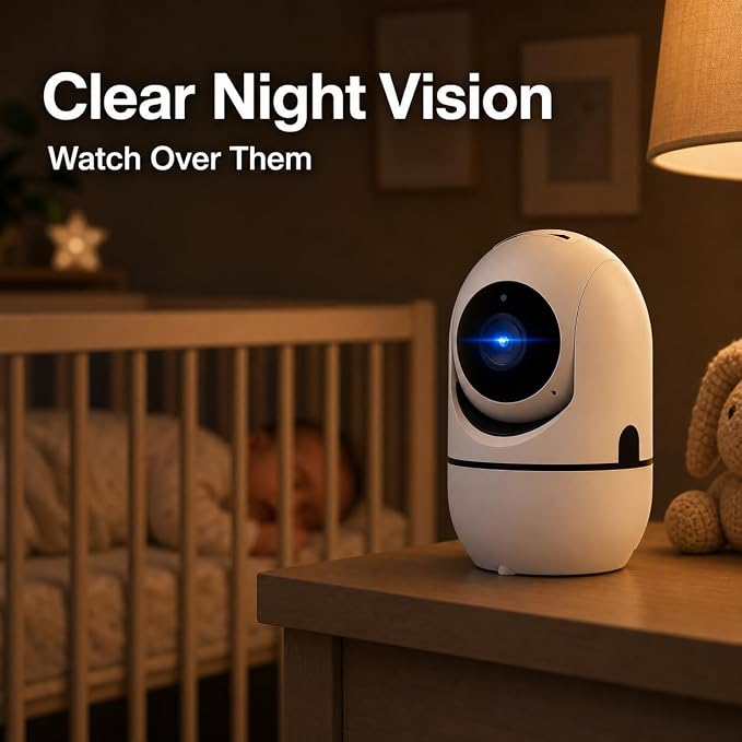 5G Indoor Camera for Home Security, 2K Pet Camera with Phone App, 360° PTZ Indoor Camera for Baby MonitorDog Camera Motion Detection, 2-Way Audio, Night Vision, Cloud&SD Card Storage, Works w/Alexa