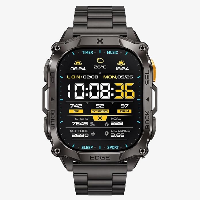 CARBINOX Band Durable 22mm Compatible Smartwatches Adjustable, Secure Fit