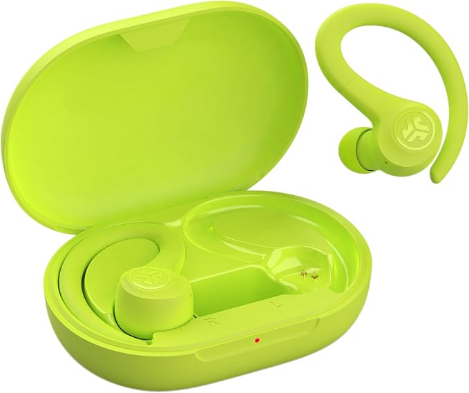 JLab, Go Sport+, True Wireless Workout Earbuds, Bluetooth Sport Earbuds, Clear Calling, Yellow