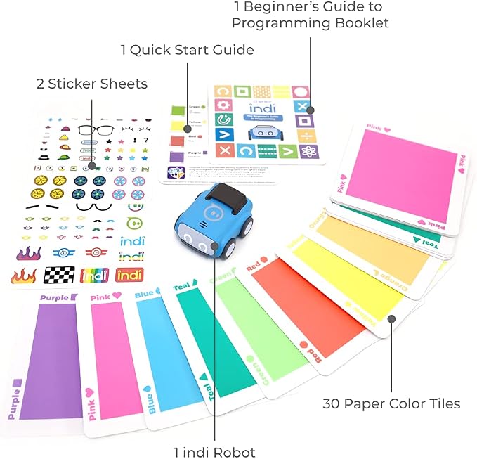 sphero Indi At-Home Learning Kit Screenless Coding Robot | Ages 4+