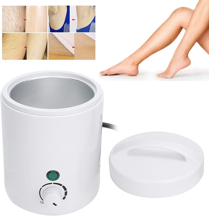 Mini Multi-Purpose Wax Warmer for Hair Removal - Paraffin Wax Pot for Home or Salon Use (for Women & Men) - Roll-On Waxing Warmer Machine