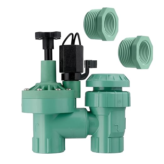 5-Pack Orbit 57604 1-Inch FPT 100 Series Automatic Anti-Siphon Valve with Flow Control and 3/4-Inch Reducer