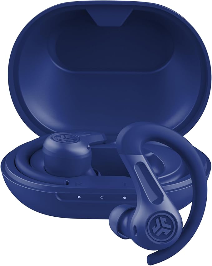 JLab, JBuds Sport ANC 4, True Wireless Earbuds, Active Noise Cancelling, Bluetooth, Multipoint Connect, Cobalt Blue