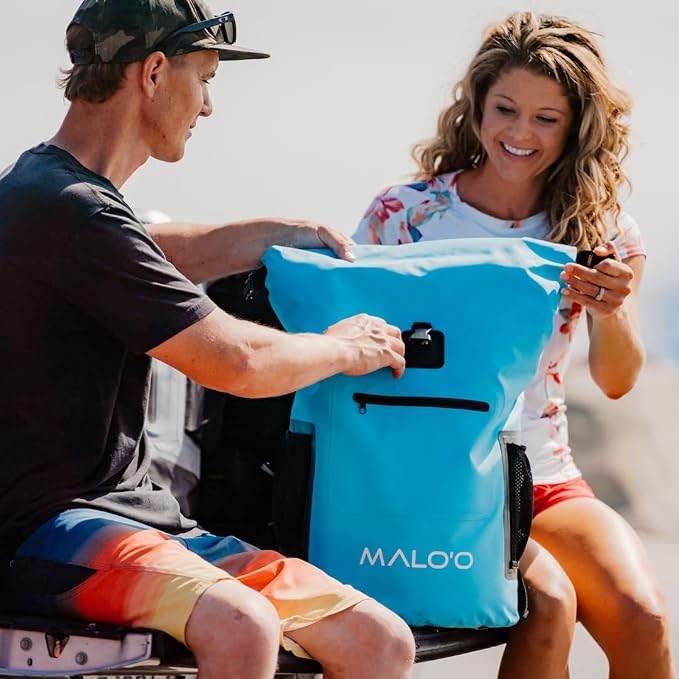 Malo’o Pro Insulated Backpack Cooler, Leakproof Soft Cooler Backpack for Camping, Fishing, Hiking, Kayaking, Beach