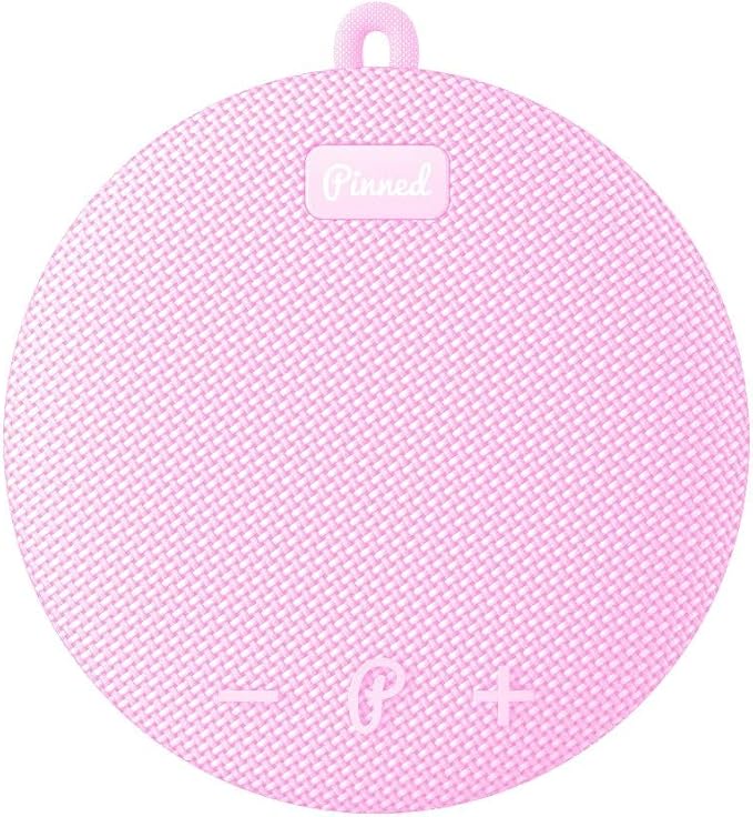 Pinned 2.0 Dart Magnetic Speaker - USB-C Rechargeable, 10+ Hour Battery, IPX7 Waterproof, Bluetooth 5.0 with Carabiner - Bluetooth Speakers - Golf Gifts for Men - Magnetic Golf Cart Speakers - Pink