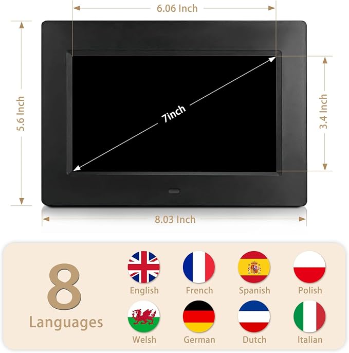 Digital Alarm Clock with Date and Day of the Week for Dementia Seniors, Multiple Alarm Types Sets,Voice Announcement Time, Auto DST, Gifts for Elderly People with Dementia & Alzheimers
