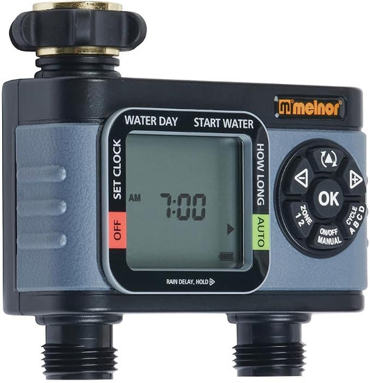Melnor HydroLogic 2-Zone Digital Water Timer