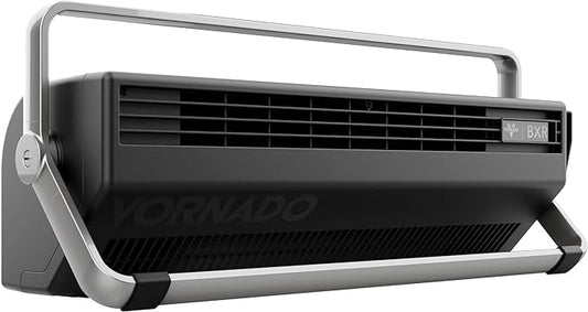 Vornado BXR Horizontal and Tower Fan, Multi-Position and Multidirectional High Velocity Fan, Pivoting Carry Handles, 20 Inch, Directs Cool Air Upward, Powerful Cooling, 3 Speed Settings, Black