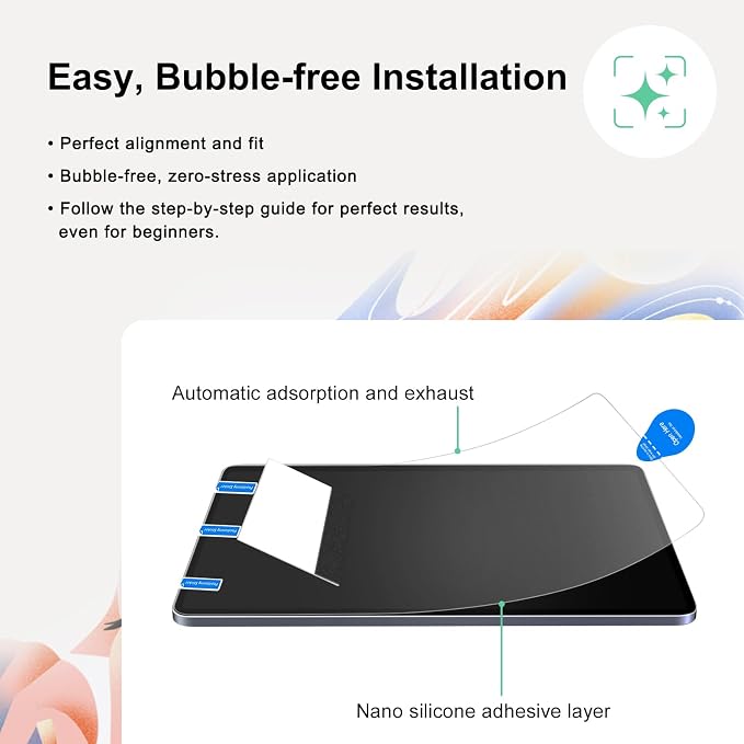 ZOEGAA [2 Pack] Paper Screen Protector Compatible with iPad Pro 12.9 inch (2015/2017), iPad Pro 12.9 1st/2nd Generation Matte Screen Protector for Write and Draw on Paper Film