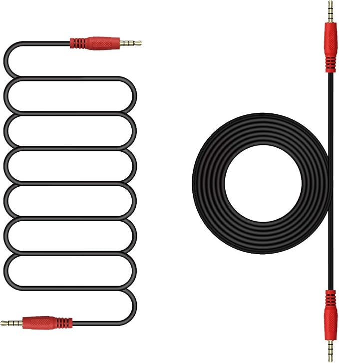 EMEET Daisy Chain Cable –3.5mm Male to Male Stereo Audio Aux Cable, Use for Luna/Luna Plus/Luna Plus Kit/Luna Lite/M3/M220/M2/M2 MAX Speakerphone/Meeting Capsule, Expand Meeting up to 12/16 People