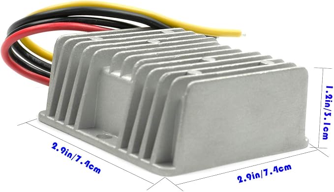 DC Boost Converter, 12V to 24V 10A 240W Voltage Booster, DC Power Supply Module, Waterproof - for Car, Truck, Boat, Electric Bike