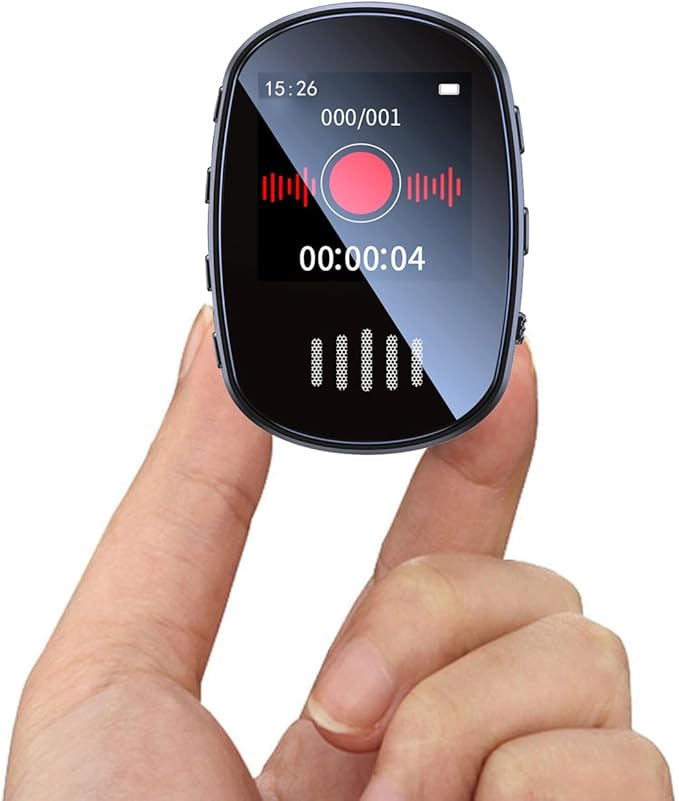 128GB Noise Reduction Voice Activated Recorder,Portable mini Recording Device,Power-on Password,Digital-Voice-Recorder with Playback,Timed Recording,Conference/Lecture/Classroom Learning