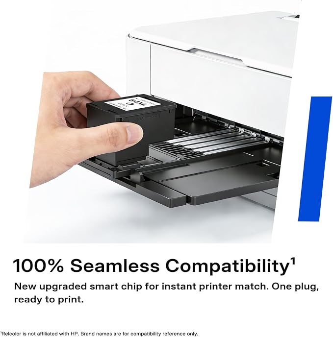 64XL Ink Cartridges Replacement for HP 64 XL Black Color Combo Pack for HP64 HP64XL with Printer Envy Photo 7858 7855 7120 7155 7158 7164 6255 6252 6232 7100 Inspire 7955e 7958e 7255e Tango