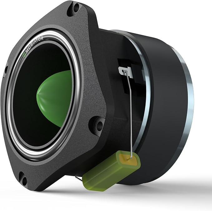 T45B-8 4” Super Bullet Tweeter | Titanium Diaphragm, 8Ohm, 1.5” Voice Coil, 700W Max, Built-in Capacitor Pro Audio High Frequency Driver (Pair Pack)