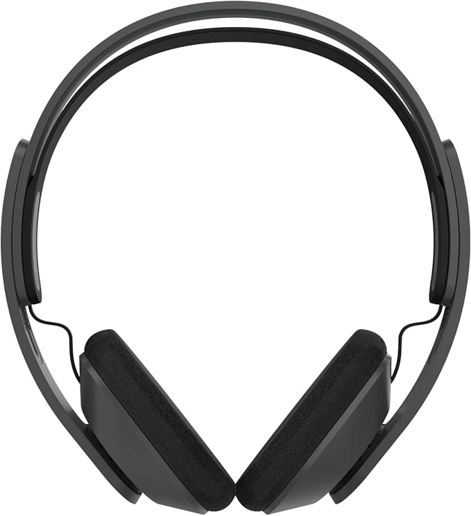 Koss KPH30 Wireless Bluetooth Retro Style On-Ear Headphones, 20+ Hour Battery Life, USB-C Charging, Microphone, Stealth Grey