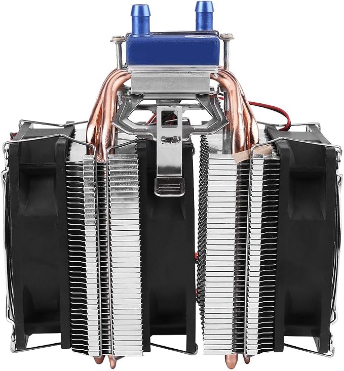 DC 12V Thermoelectric Cooler Peltier System Semiconductor Refrigeration Water Chiller Cooling Device for Fish Tank (120W for 30L Tank)
