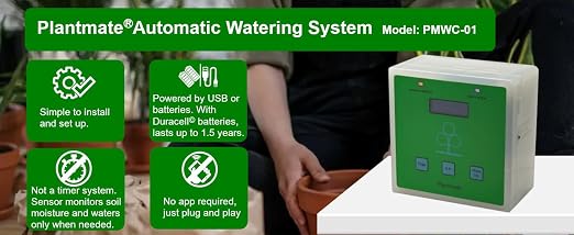 Smart Plant Watering System with Capacitive Soil Moisture Sensor Automatic Self Watering System with Soil Moisture Control for Potted Plant