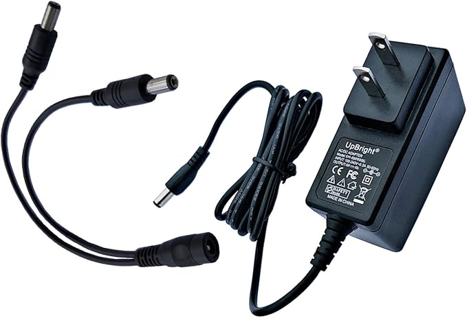 UpBright 12V AC/DC Adapter Compatible with Therabody EM1024PR RecoveryAir JetBoots Thera body FCC ID 2AU6T-JET IC Id 25672JET Compression Massage Boots Air Circulation Muscle Pain Relief Power Charger