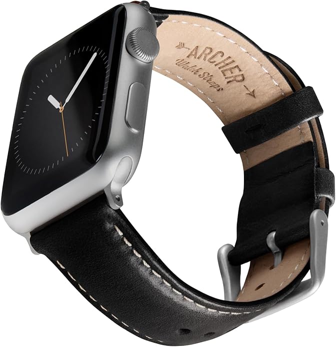 Archer Watch Straps - Top Grain Leather Watch Bands for Apple Watch