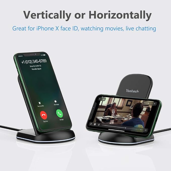 Yootech [3 Pack] Wireless Charging Bundle Pad Stand