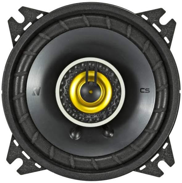 KICKER 46CSC44 CS-Series CSC4 4-Inch (100mm) Coaxial Speakers, 4-Ohm (Pair)