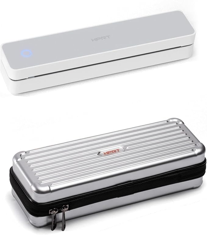 HPRT Portable Printer Wireless White& Printer Case for MT610pro
