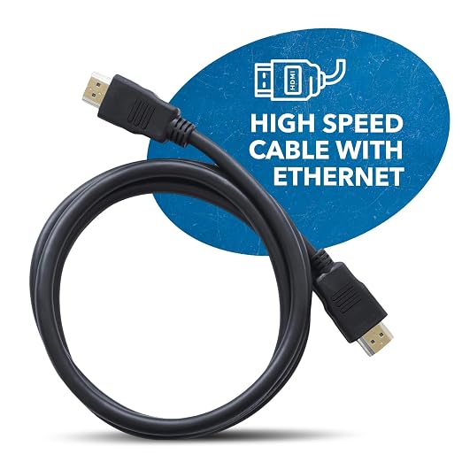 OREI Ultra High Speed 4kHDMI Cable 6ft – High-Speed 10.2Gbps, 3D, ARC, Ethernet – Premium 6ft HDMI Cable for TVs, Monitors, Home Theater & Gaming (4 Pack)