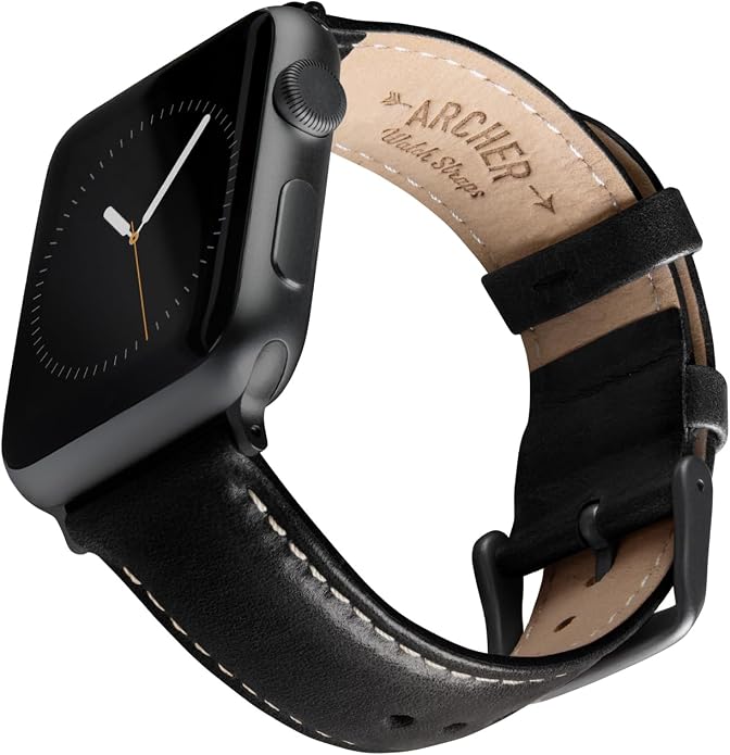 Archer Watch Straps - Top Grain Leather Watch Bands for Apple Watch
