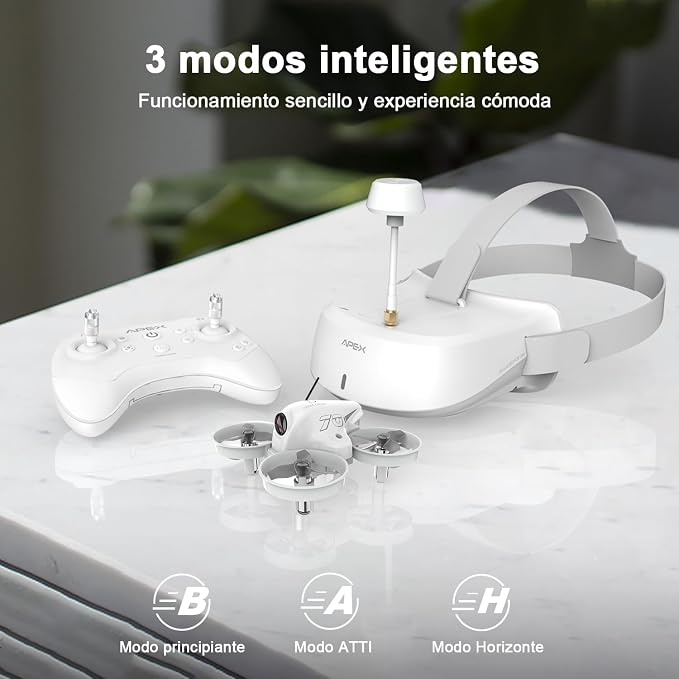 APEX FPV Drone Kit,FPV Goggles,First-person view drone,FPV Racing Drone for Beginners,Low-Latency 5.8G Transmission, easy control,Drop-Resistant,VR70-2.0