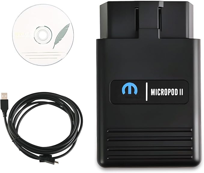 Micropod II V17.04.27 Professional Diagnostic & Programming Scanner Tool for Chrysler Dodge Jeep Fiat with DRBIII