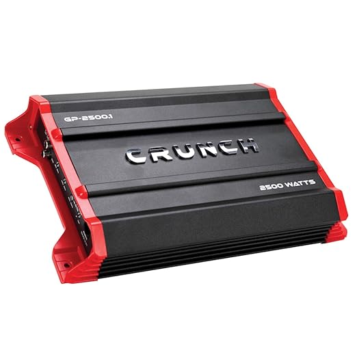 Crunch Ground Pounder GP-2500.1 2500 Watt Monoblock Amplifier