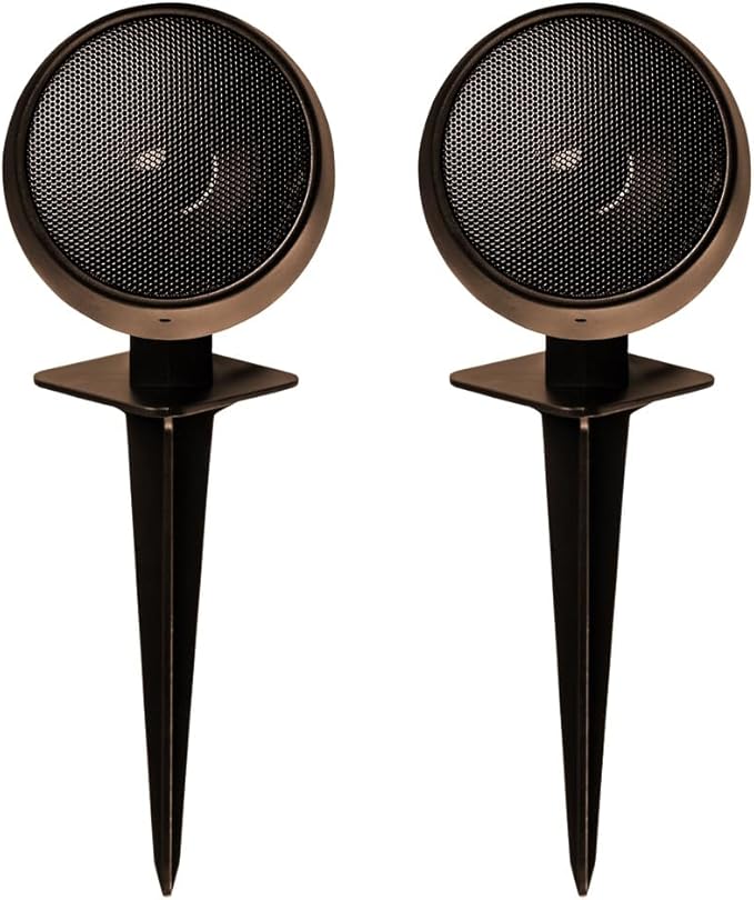 OSD Audio 3" Landscape In Ground 60W Speaker, Outdoor Weather Resistant, LS3 Bronze (Pair)