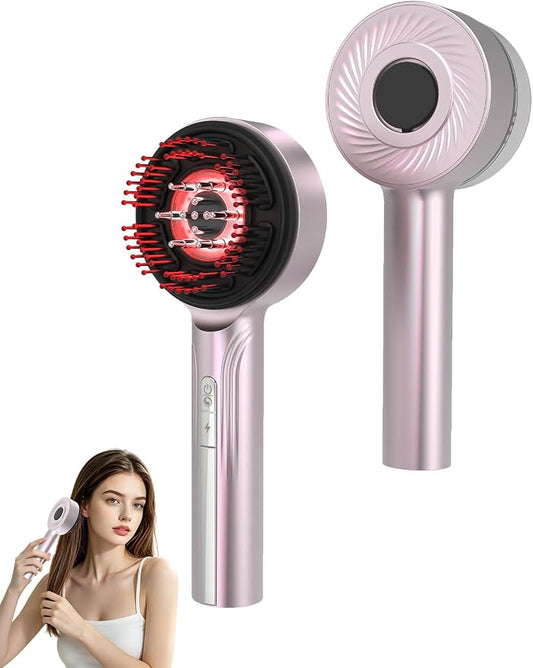 Electric Scalp Massage IPX6 Waterproof Hair Massager Oil Applicator Brush | Hair Massager Scalp Brush for Women Beauty Enthusiasts Home Spa Travel Shower Use Gentle Scratch Kneading Scalp Care Tool