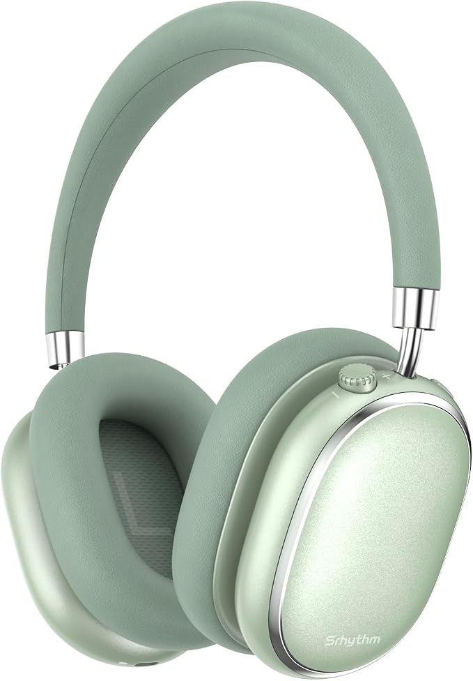 Srhythm NiceComfort 95 Hybrid Noise Cancelling Headphones Wireless | Bluetooth with Transparency,ENC,HD Sound,Slim Headphones Lightweight