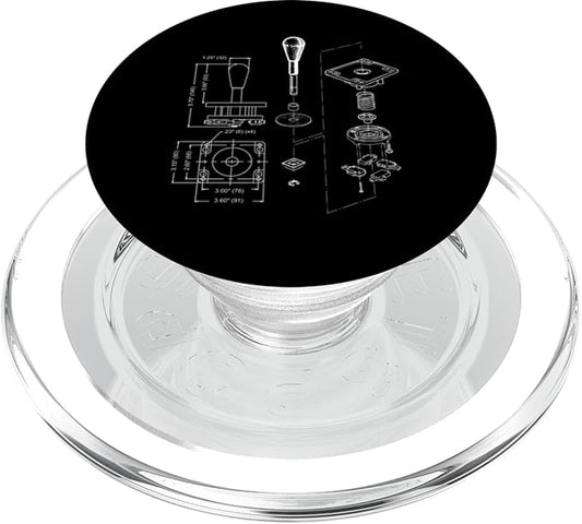 Arcade Stick Diagram Blueprint Patent - Fighting Games PopSockets PopGrip for MagSafe
