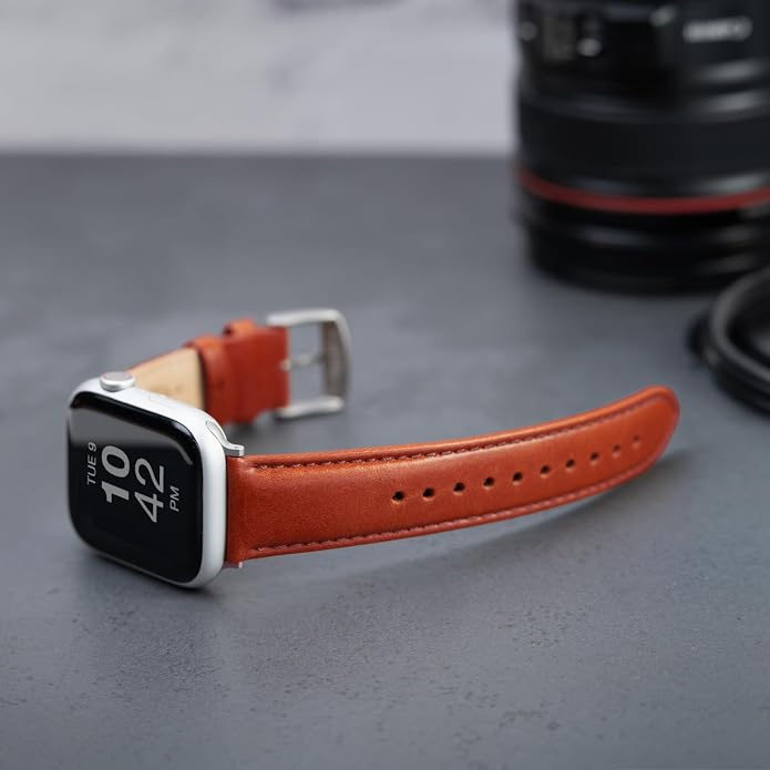 Archer Watch Straps - Top Grain Leather Watch Bands for Apple Watch
