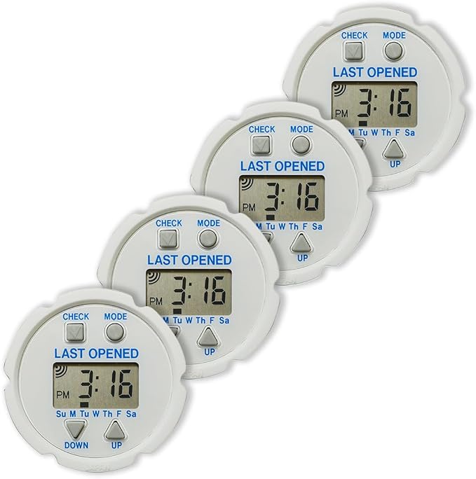 e-Pill TimeCap – Smart Pill Bottle Cap with Last Opened Time Stamp & Up to 24 Daily Alarms (4)