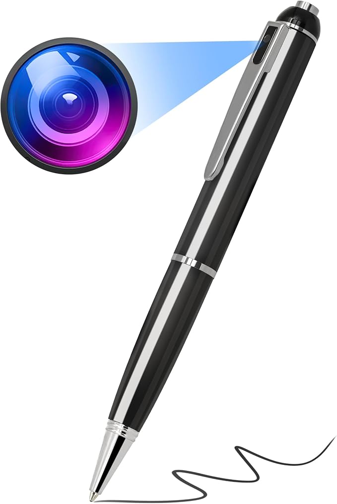 Thirdeyes 64GB Hidden Camera Pen - 1080P HD Spy Pen with Built-in Memory