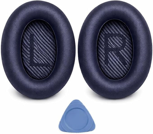 Replacement Ear Pads for Bose QuietComfort 35 (QC35) & Quiet Comfort 35 II (QC35 ii) Headphones, Soft Protein Leather Ear Cushions with Noise Isolation, Memory Foam, Extra Durability