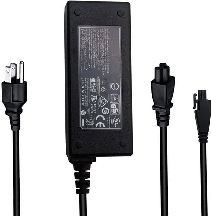 12V 3A 36W Power Adapter 2-Pin Replacement for Sonicwall TZ470 TZ470W TZ500 TZ500W and Fortinet FortiGate 60D 60E 80E 90E Firewall Charger