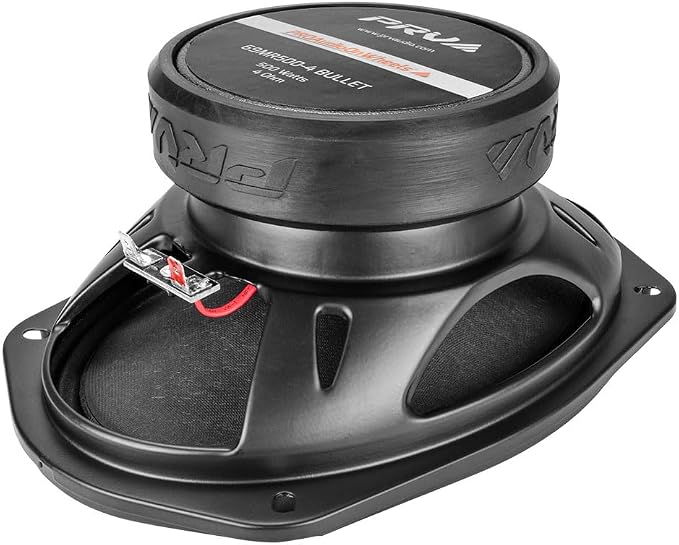 PRV AUDIO 2X 69MR500-4 Bullet Midrange 6x9 Speakers 500 Watts Program Power, 4 Ohm High Performance Pro Car Audio Loudspeaker with 1 Exclusive Lanyard (2 Speakers)