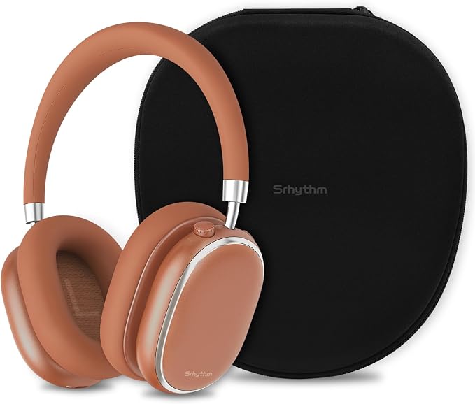 Srhythm NiceComfort 95 Adaptive Noise Cancelling Headphones Wireless | Bluetooth with Spatial Audio,Transparency,ENC,HD Sound,Low Latency for Gaming,Slim Headphones Lightweight