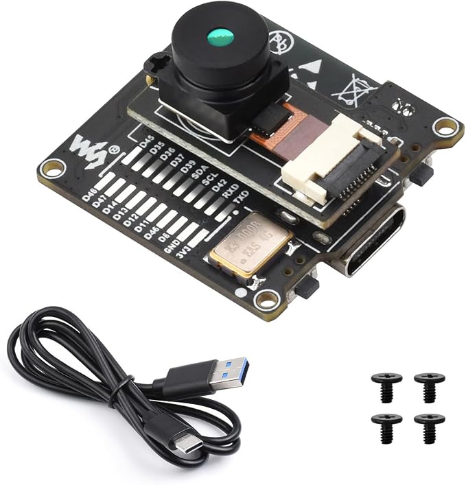 Waveshare ESP32-S3 IR Thermal Imaging Camera Module, Type-C Port, 80×62 Pixels, 90 ° Field of View Angle