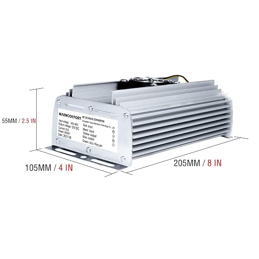 48V 60V 72V to 12V 50A Buck Converter 600W Step Down DC to DC Converter Transformer Reducer for Golf CART Scooters & Bicycles