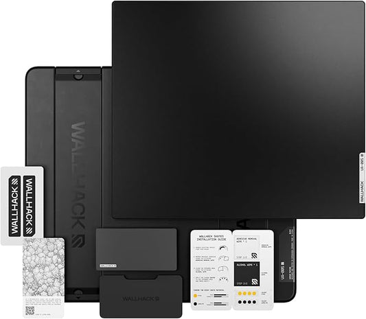 Wallhack VA-005 Glass Gaming Mouse Pad – Speed Surface, Large Mousepad for Esports, Smooth Low-Friction Glide, Tempered Glass, Ergonomic Low Profile, Durable & Portable with Carry Case | Vapour Black