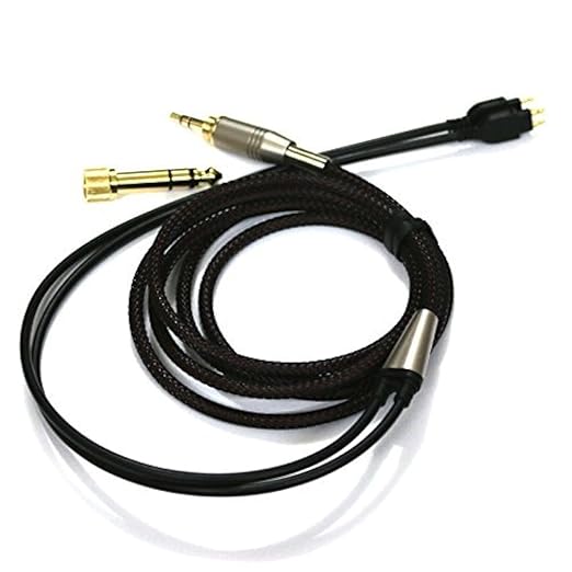 NewFantasia Replacement Audio Upgrade Cable Compatible with Sennheiser HD650, HD600, HD580, HD58X, HD660S, HD660S2, Massdrop HD6XX Headphones 1.5meters/4.9feet