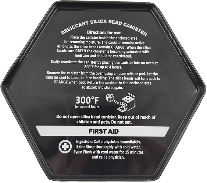 Gun Safe Dehumidifier, Moisture Absorbers for Safe, Storage, Closets & Cabinets, FULLBOW 750G Silica Gel Desiccant Dehumidifier (1 Unit)