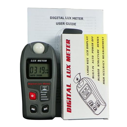 Product Image Manometer, Professional Air Pressure Meter & Leaton Digital Luxmeter Digital Illuminance Light Meter lux Meter